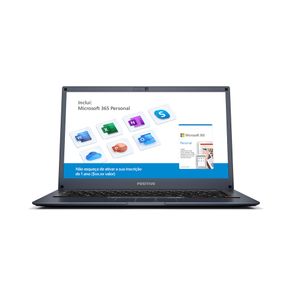 Notebook Positivo Motion Q4128B Intel® Quad-Core™ Windows 10 Home Tela 14